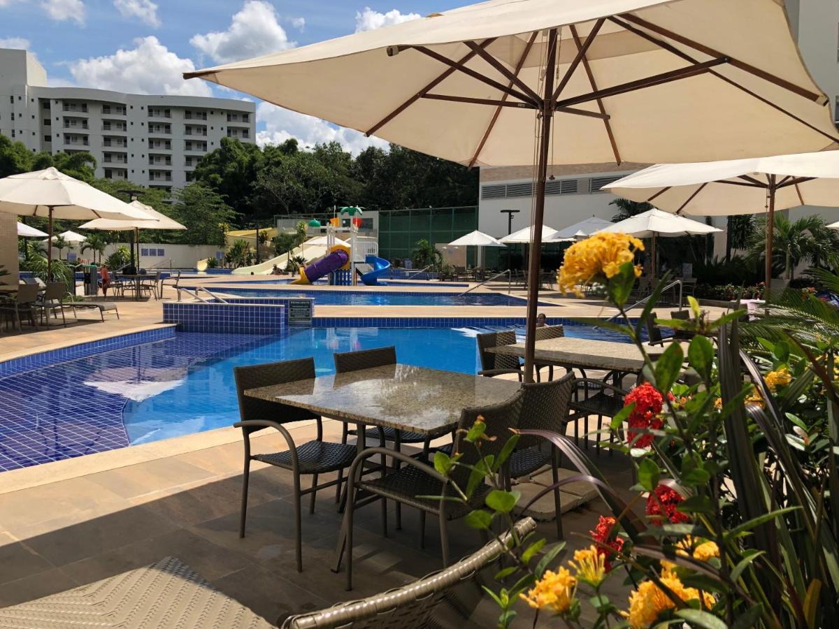 Park Veredas Do Rio Quente Flat 518 - Com Acesso Ao Rio Bagian luar foto