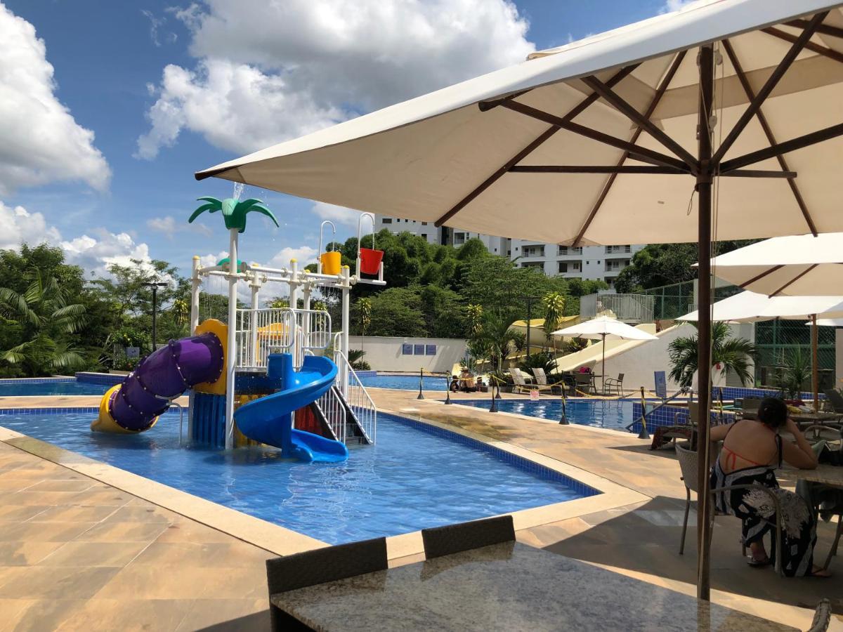 Park Veredas Do Rio Quente Flat 518 - Com Acesso Ao Rio Bagian luar foto