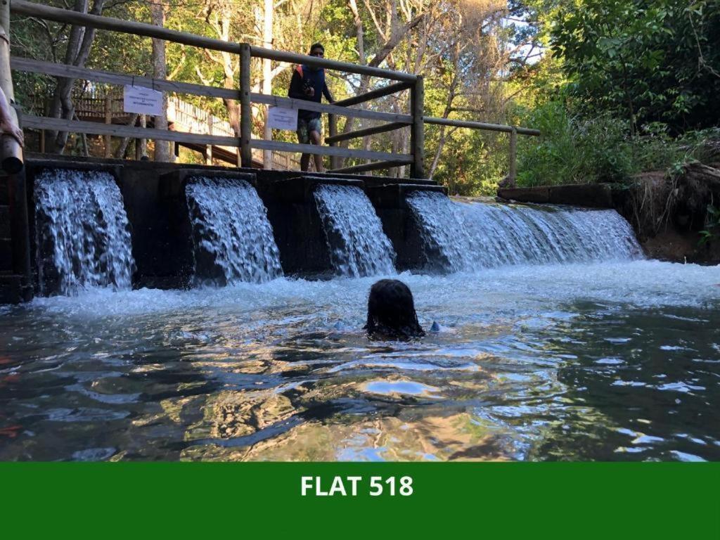 Park Veredas Do Rio Quente Flat 518 - Com Acesso Ao Rio Bagian luar foto